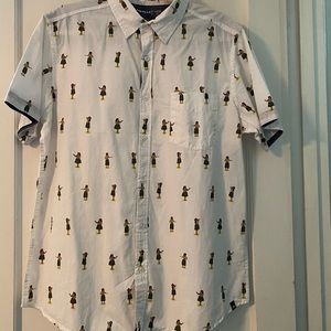 White Hula Girl shirt